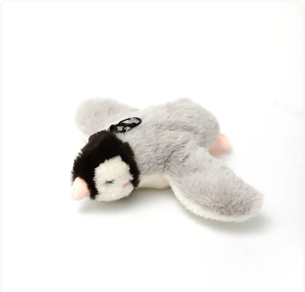 Interactive Plush Pet Toy - Sound & Motion Jumping Fish or Flapping Bird